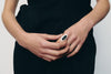 OLIO E ACETO sterling silver black stun star OA08F14 POEA1